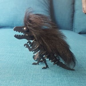 SOLD Coach LongHair Mohawk Rexy Dinosaur Bag Charm